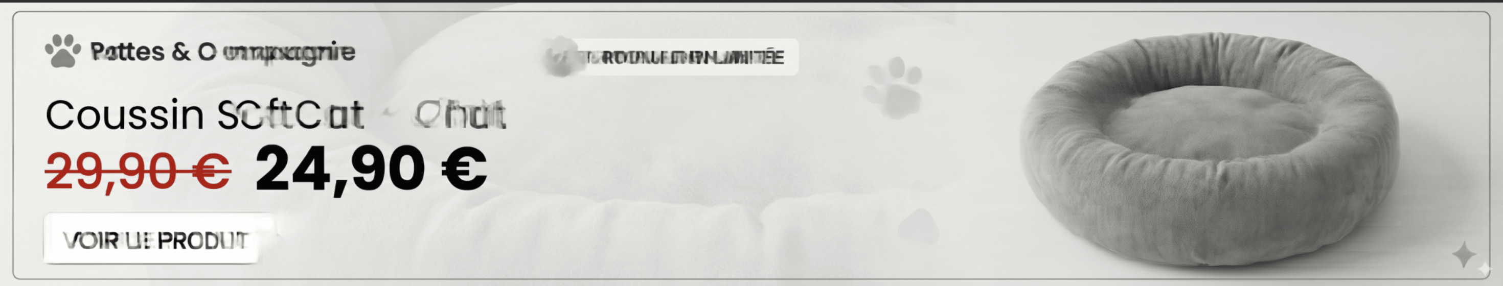 Promotion - Coussin SoftCat